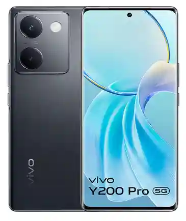  Vivo Y200 Pro 5G (Silk Black, 8GB RAM, 128GB Storage) with No Cost EMI/Additional Exchange Offers 